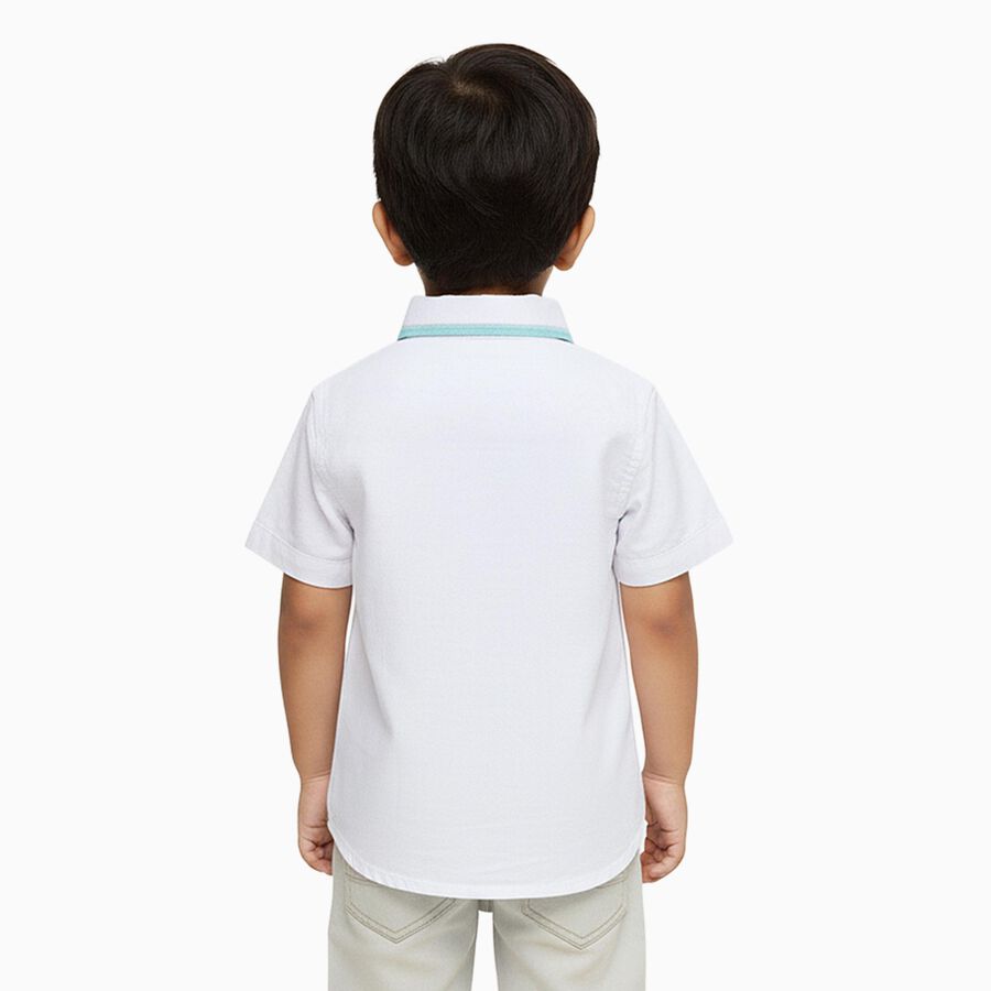 Infants' 100% Cotton Shirt, सफ़ेद, large image number null
