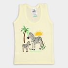 Infants' 100% Cotton Vest , Yellow, small