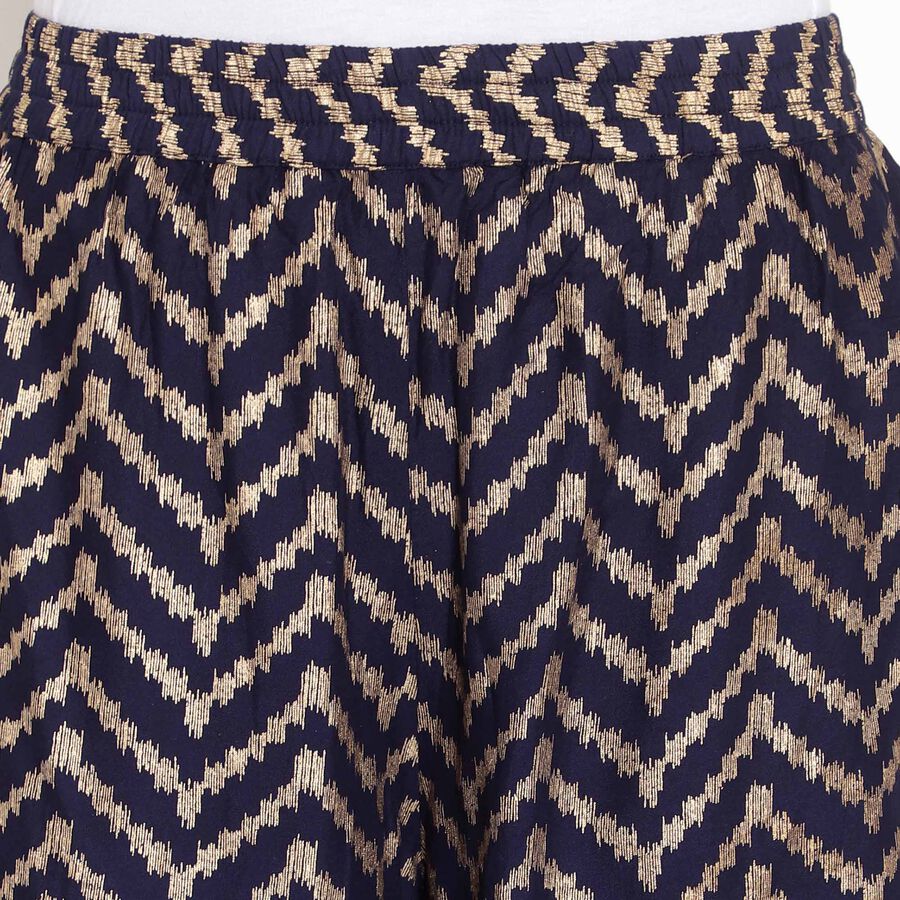 Printed Palazzo, Navy Blue, large image number null