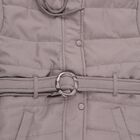 Girls Light Grey Hooded Casual Jacket, Light Grey, small image number null