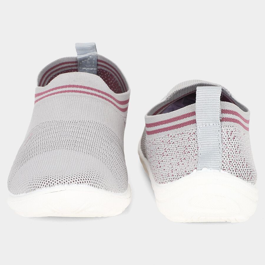 Women's Grey Slip-On Casual Shoes, Grey, large