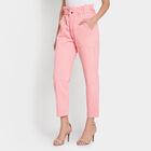 Washed High Rise Jeans, Pink, small image number null