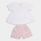 Infant Girls' 100% Cotton Short Set , Lilac, small