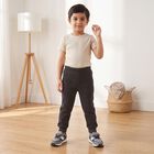 Boys' Charcoal Long Johns Thermal, Charcoal, small