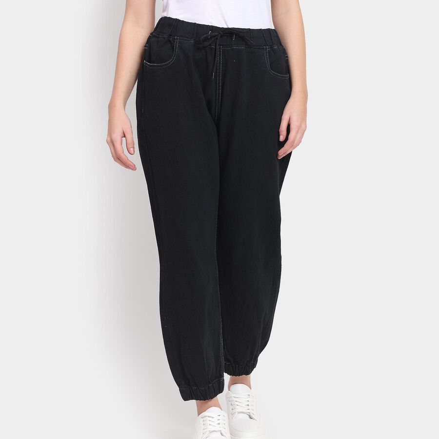 Ladies' Jeans , काला, large image number null