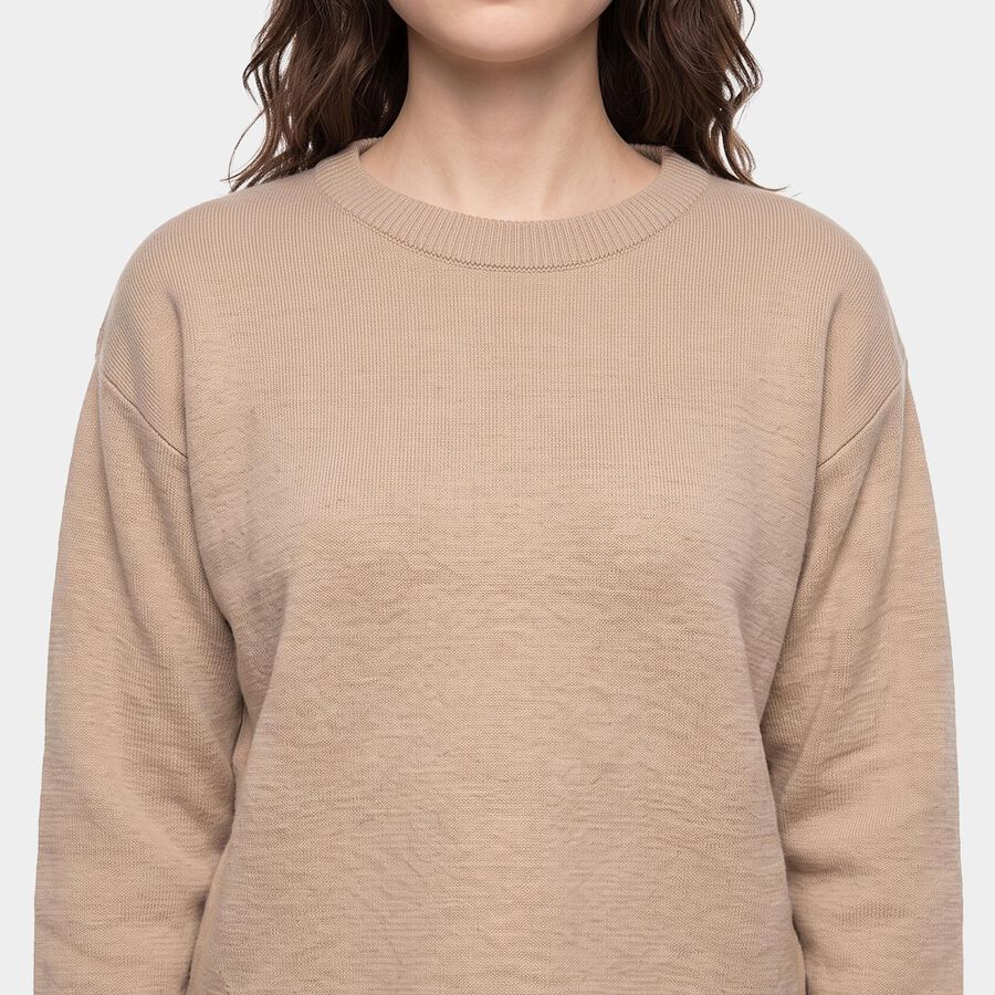 Women Beige Track suit, Beige, large
