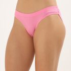 Women's Bright Pink Regular-Fit Bikini Panty, Pink, small image number null
