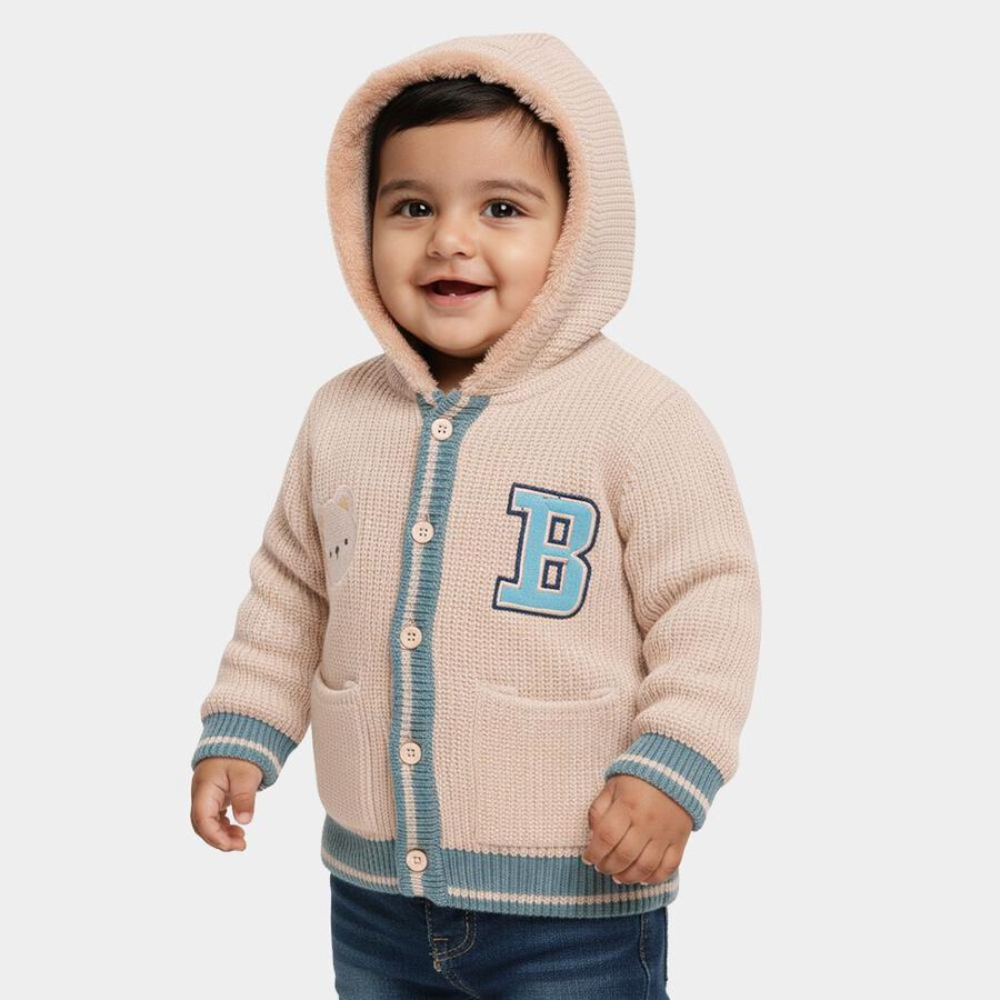 Infants' Pullover, Beige, large image number null