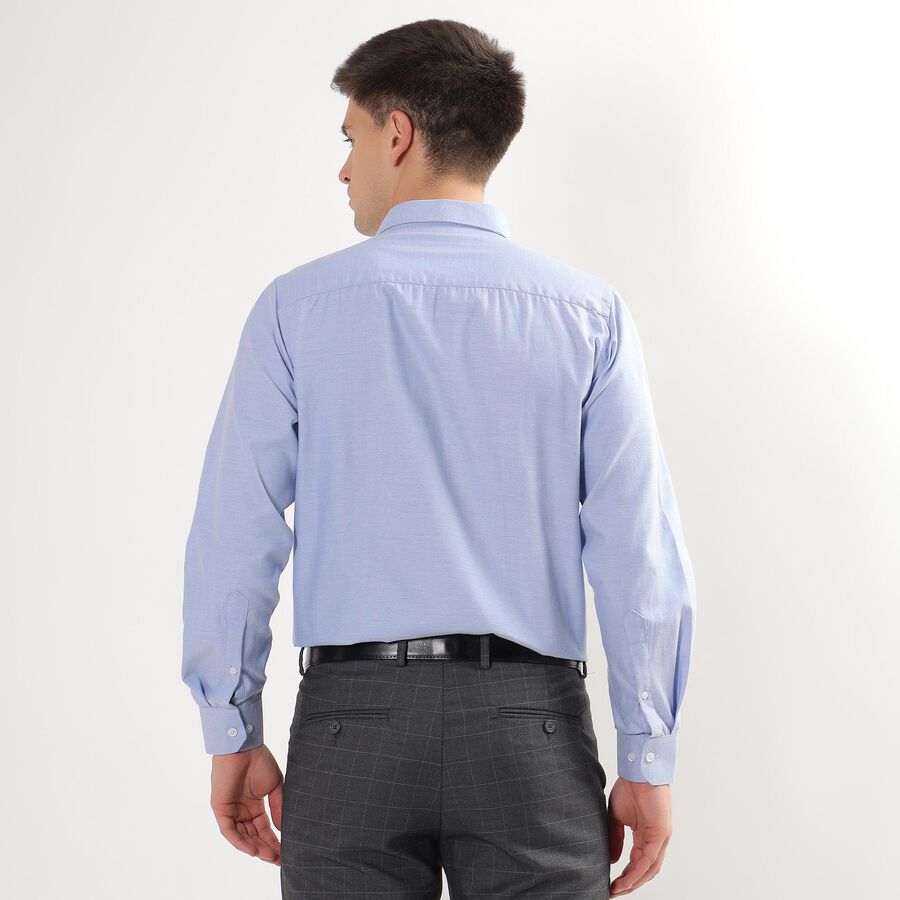 Men's Light Powder Blue Regular Collar Formal Shirt, Light Blue, large image number null