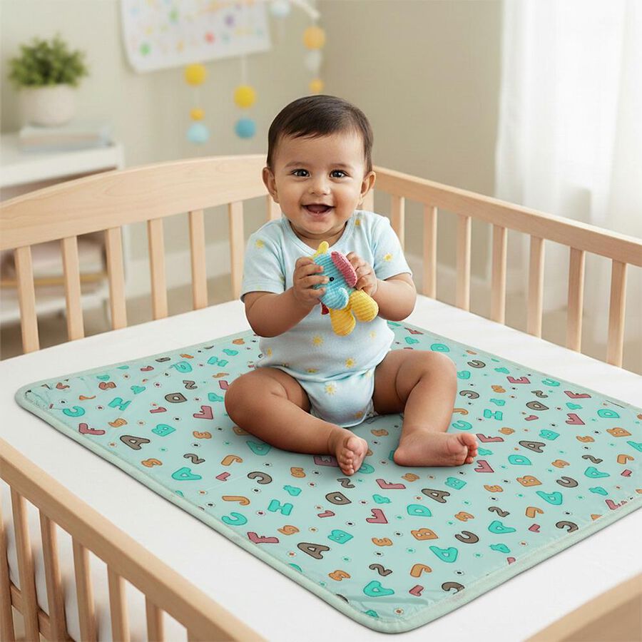 Infants' Baby Sheet, हल्का हरा, large