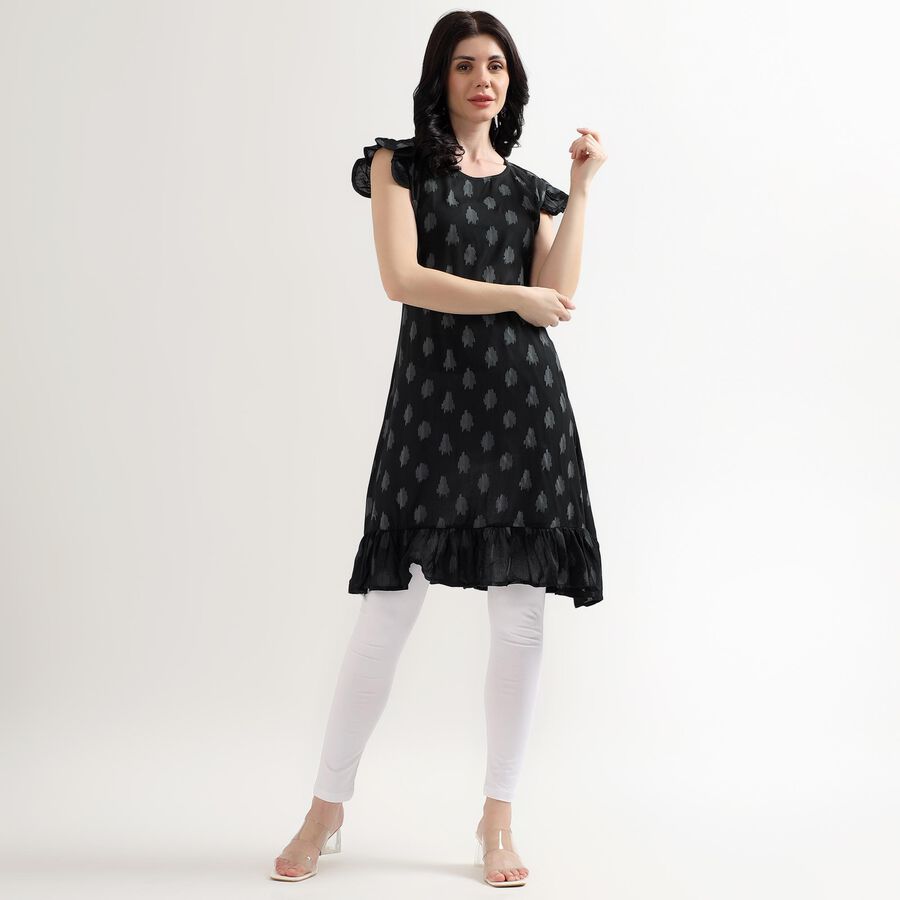 Ladies' Kurta, काला, large image number null