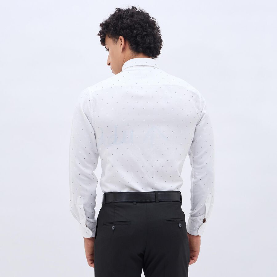 Men's Cut Away Collar Formal Shirt, White, large image number null