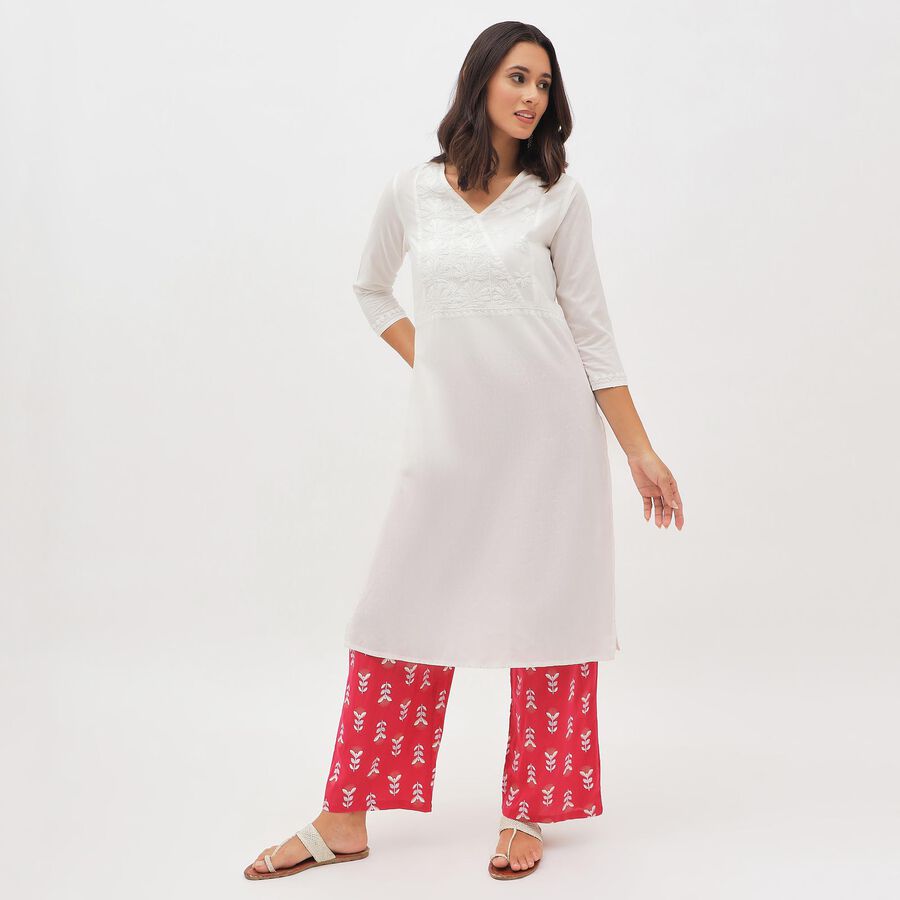 Ladies' Palazzos, रानी (फ्यूशिया), large image number null