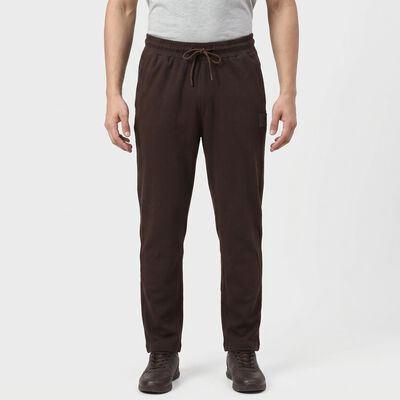 Men's Brown Slim Fit Track Pants
