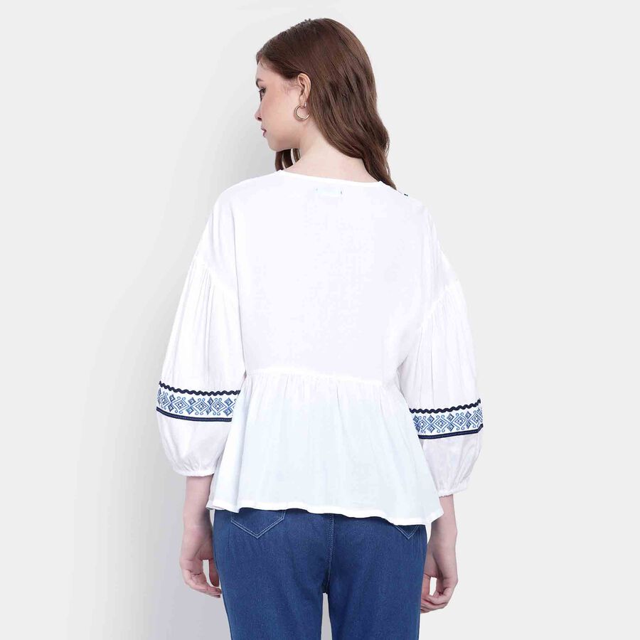 Solid Shirt, White, large image number null