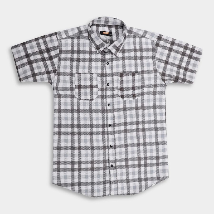 Boys' Casual Shirt , White, large image number null