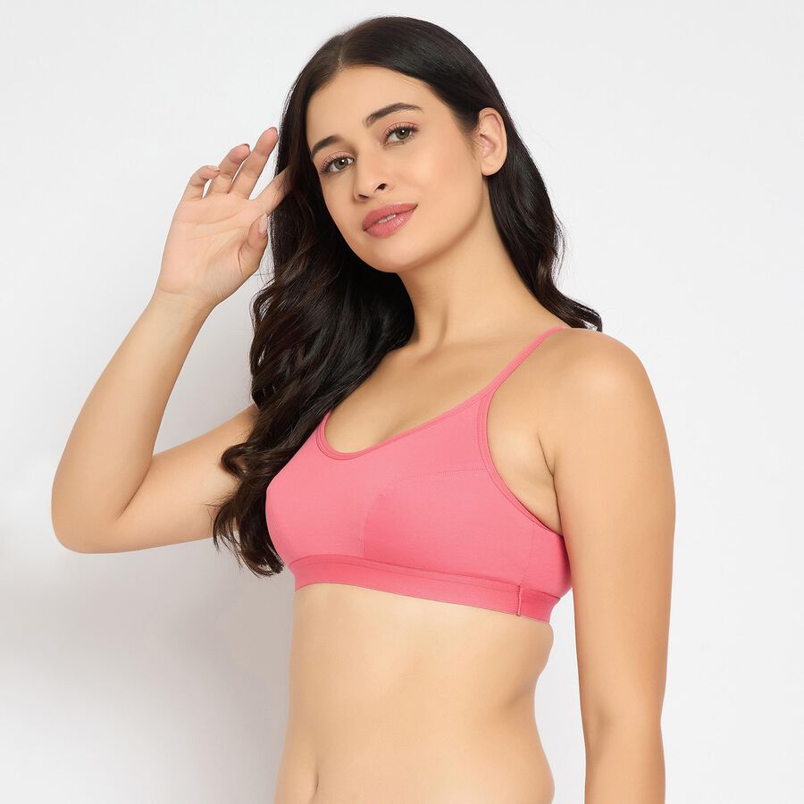 Ladies' Bra , गुलाबी, large image number null