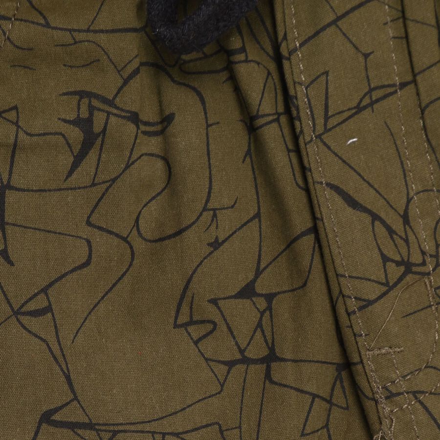 Boy's Cotton Trousers, Olive, large image number null