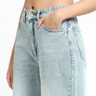 Women's Light Blue Wide Leg High Rise Jeans, Light Blue, small image number null
