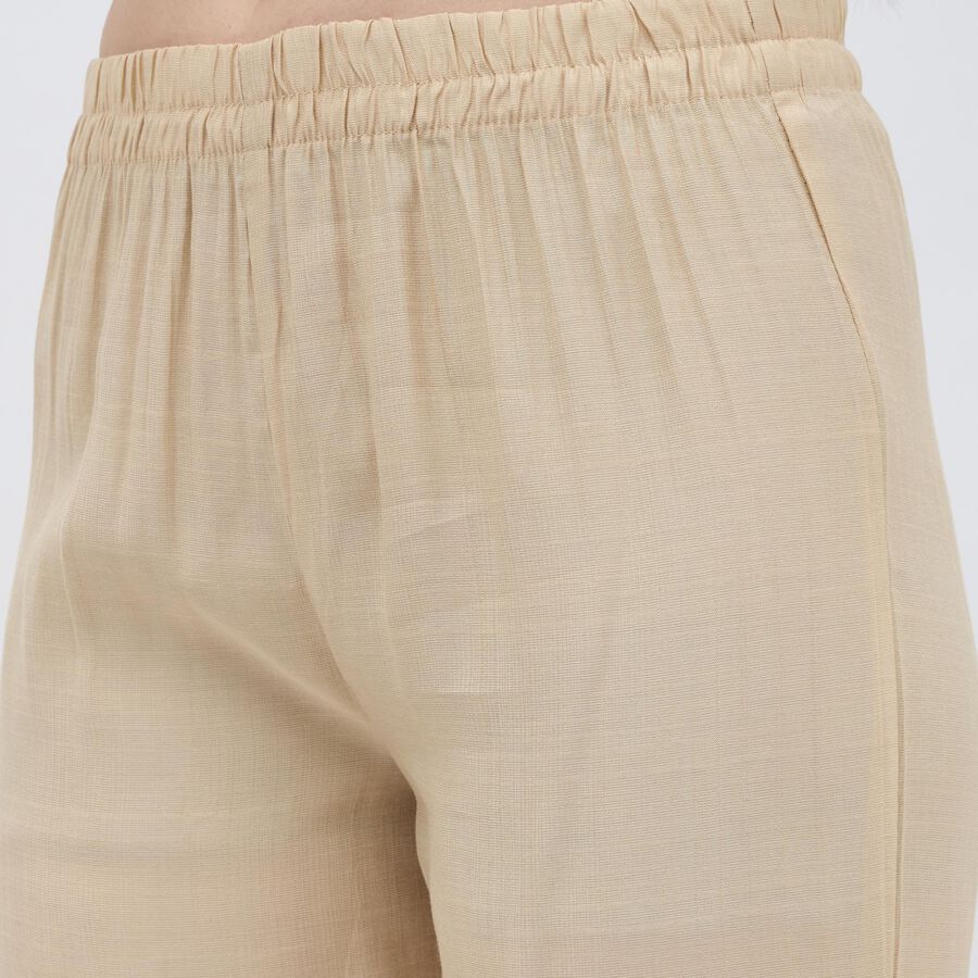 Women's Beige Embroidered Ethnic Set, Beige, large image number null