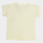 Infants Front Open T-Shirt, Yellow, small image number null