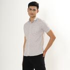 Men's Muted Beige Cotton Regular Collar Casual Shirt, गहरा पीला, small image number null