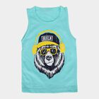 Boys' T-Shirt, एक्वा, small