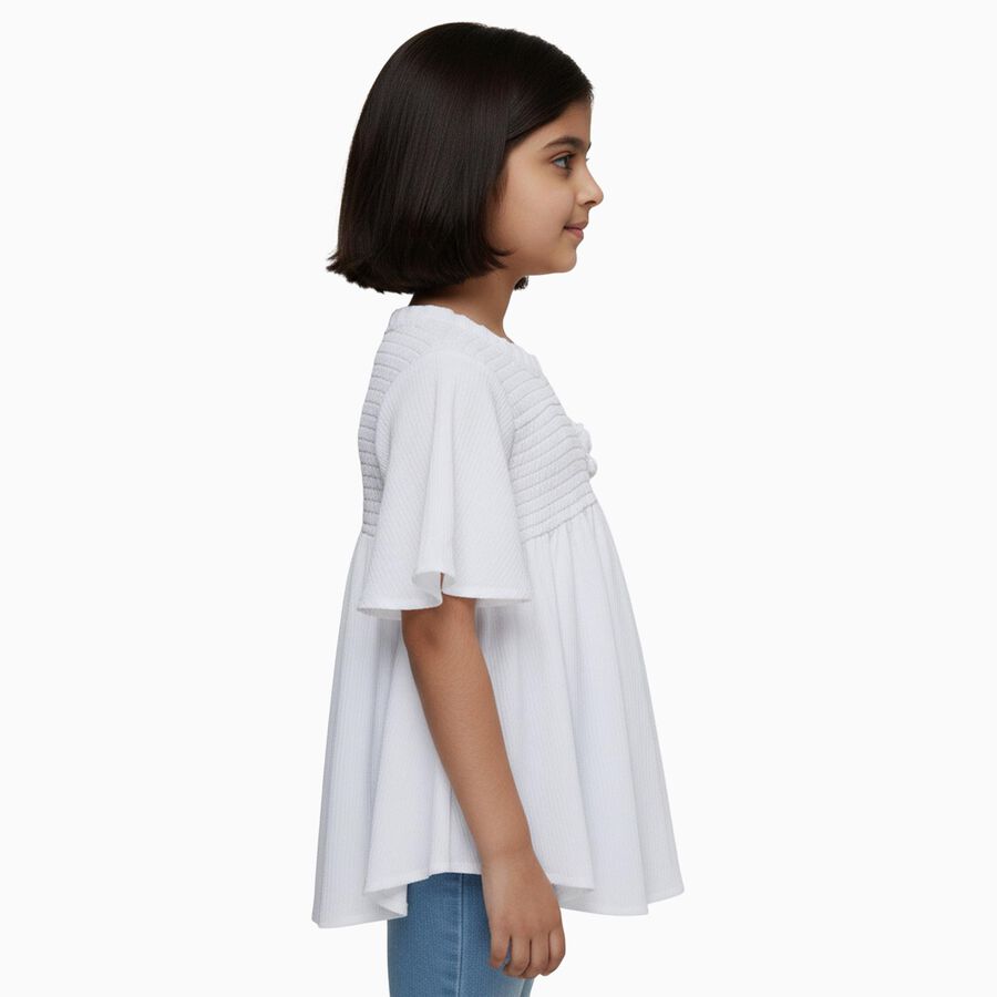 Girls' T-Shirt, White, large image number null