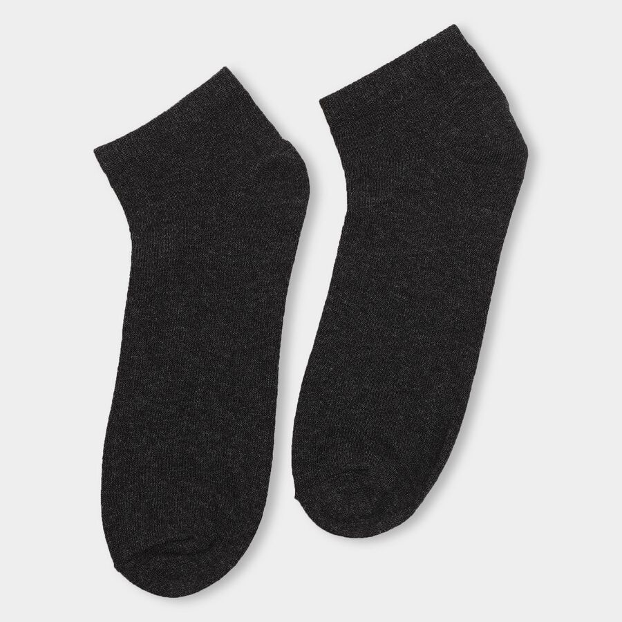Men's Socks (Pack of 3), Charcoal, large image number null