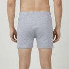 Men's Grey Regular Fit Trunks, मिश्रित हल्का ग्रे, small