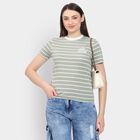 Ladies' Round Neck T-Shirt, Light Green, small image number null