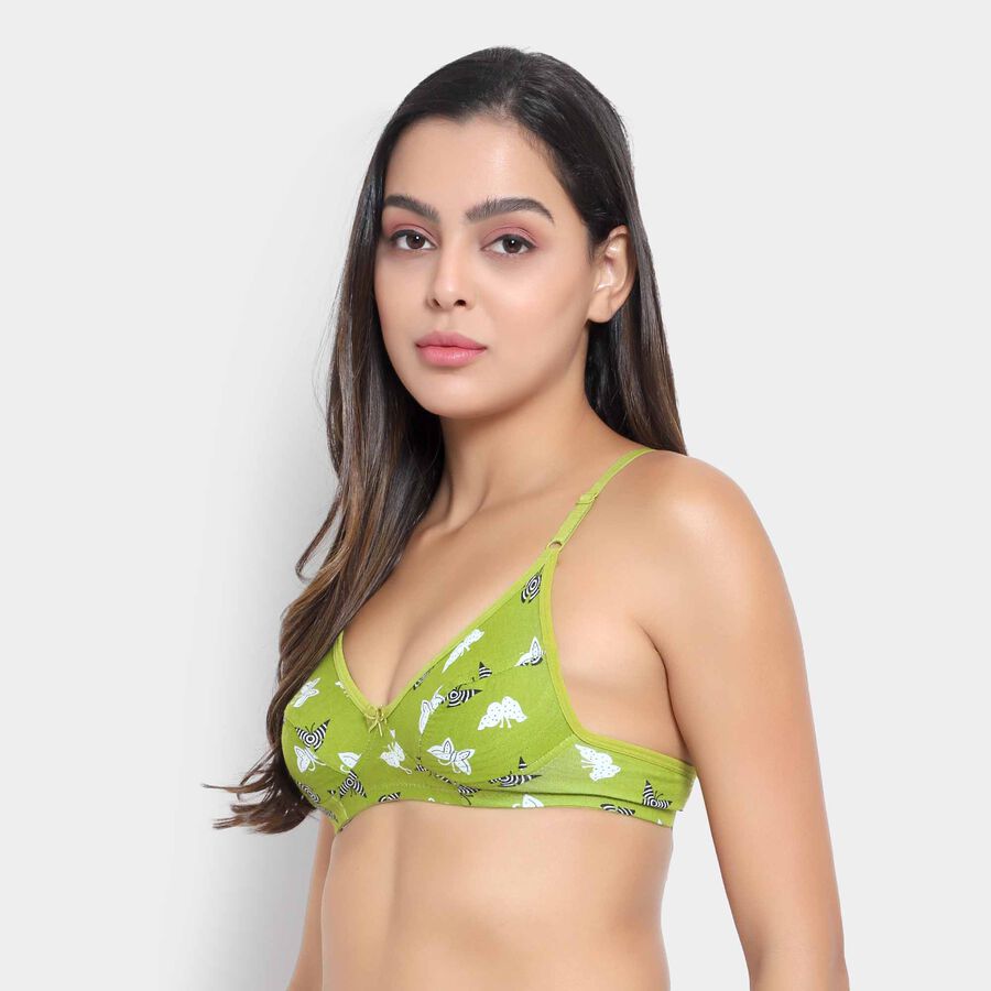 Printed Bra, Olive, large image number null