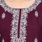 Ladies' Kurta, Wine, small image number null