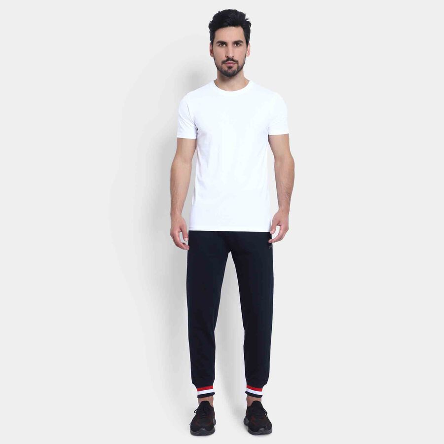 Solid Track Pants, Navy Blue, large image number null
