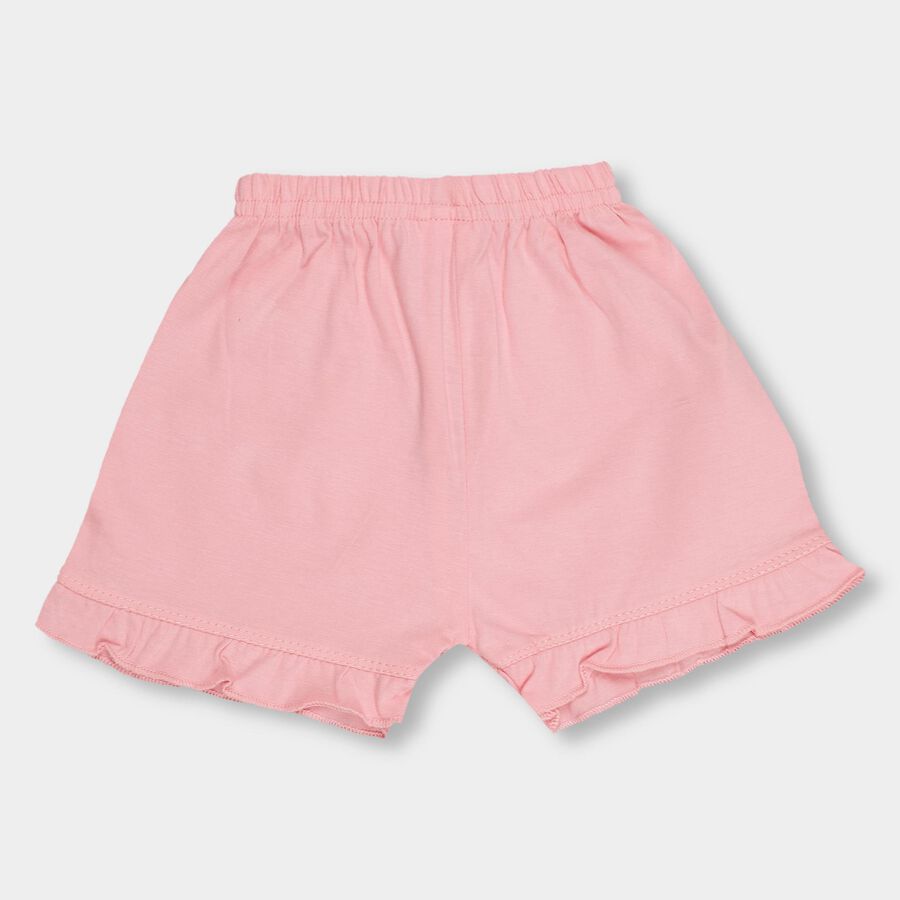 Infants' 100% Cotton Half Pant, गुलाबी, large image number null