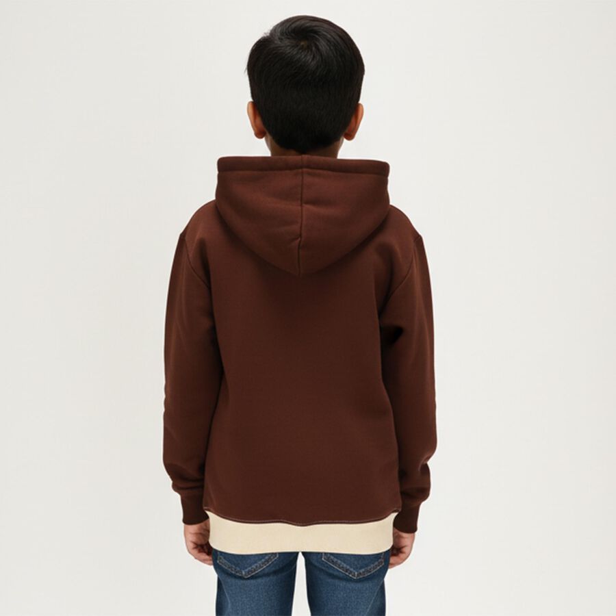 Boys' Sweatshirt, भूरा, large image number null
