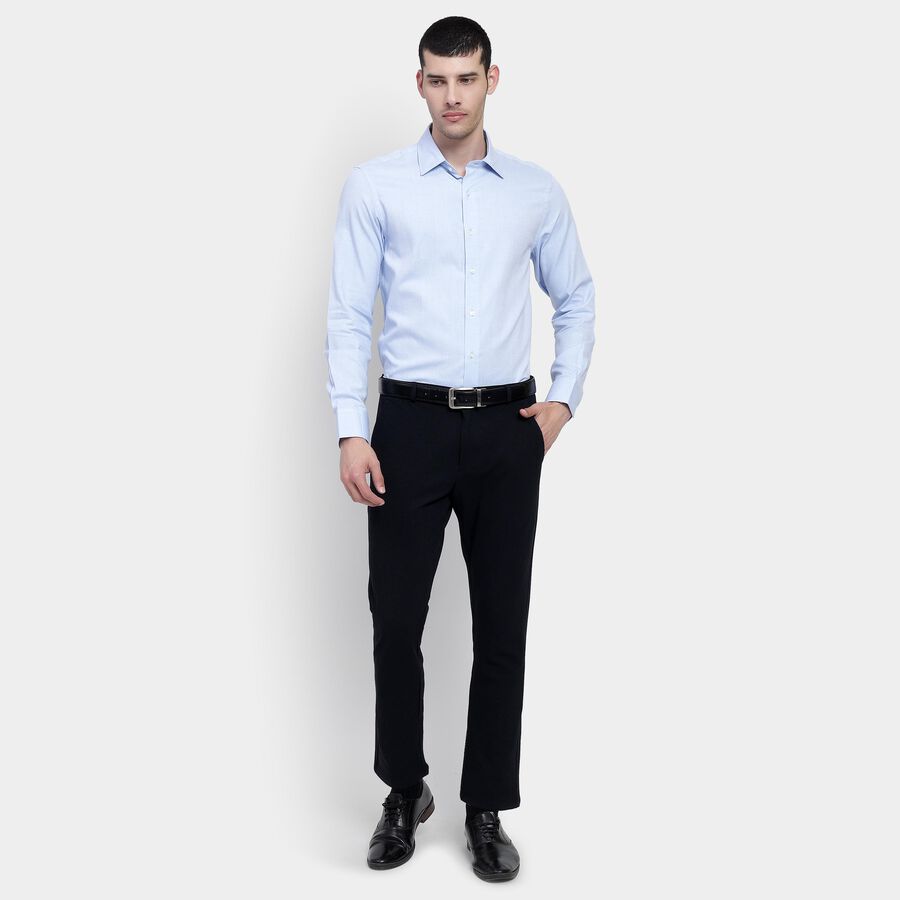 Men's 100% Cotton Formal Shirt , हल्का नीला, large image number null