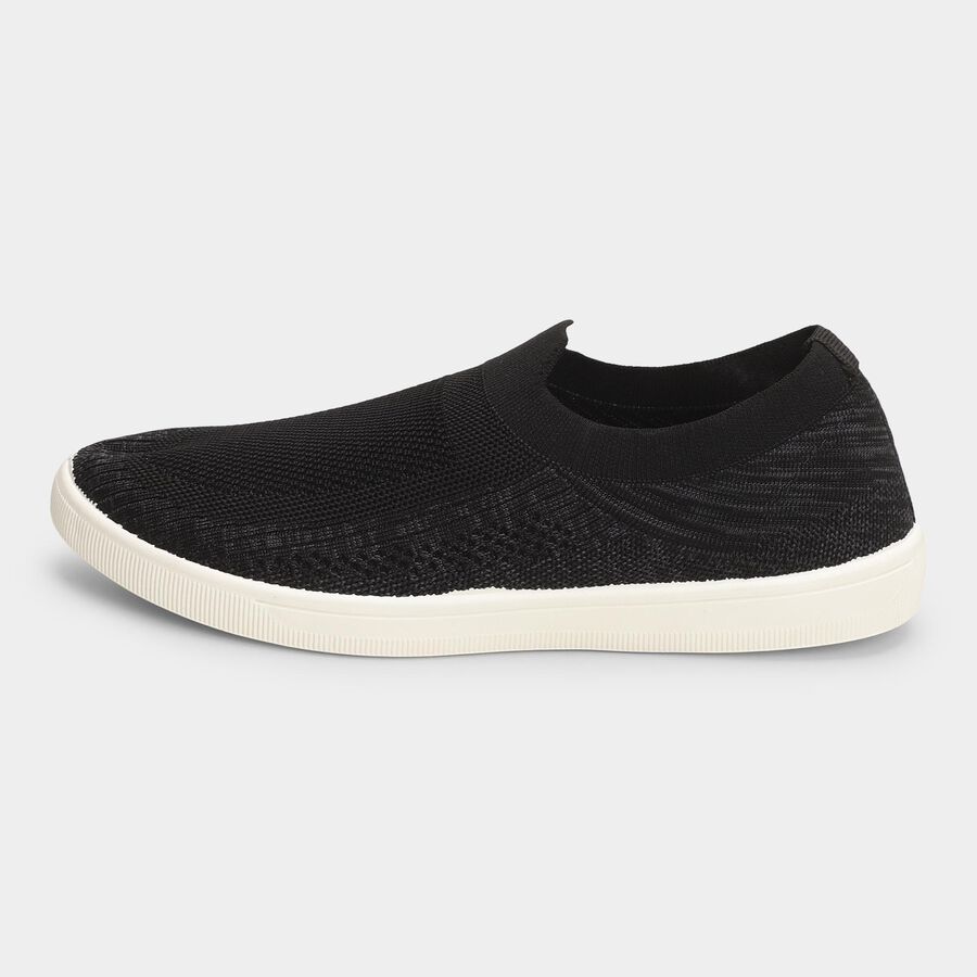 Men's Slip-On Casual Shoes, Black, large image number null