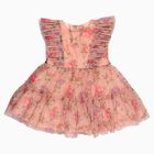 Girls' Versatile Everyday and Occasion Wear Frock, Light Pink, small