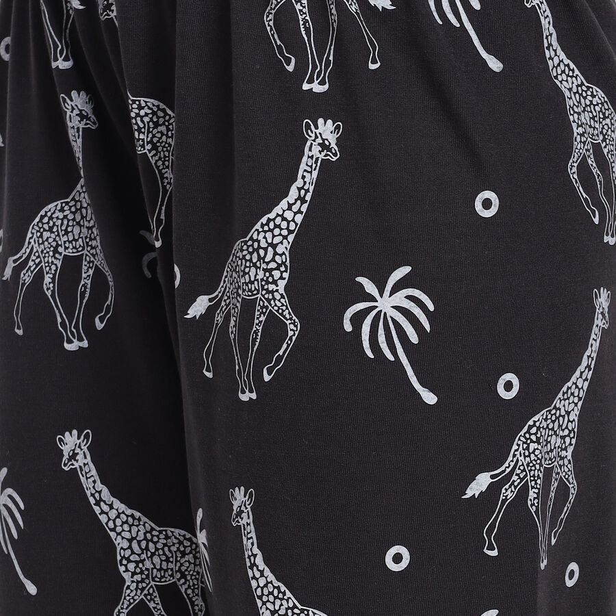 Ladies' Pyjama, काला, large image number null