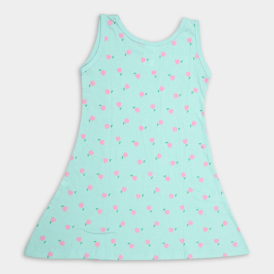 Girls' Frock , Light Green, large image number null