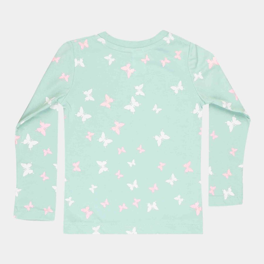 Printed Top, Light Green, large image number null