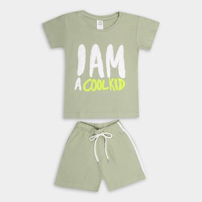 Boys' 100% Cotton Knit Baba Suit