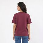 Women's Pink Cotton Round Neck Regular T-Shirt, Pink, small