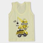 Infants' 100% Cotton Vest , Yellow, small
