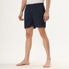 Men's Dark Navy Cotton Printed Boxer, Dark Blue, small image number null
