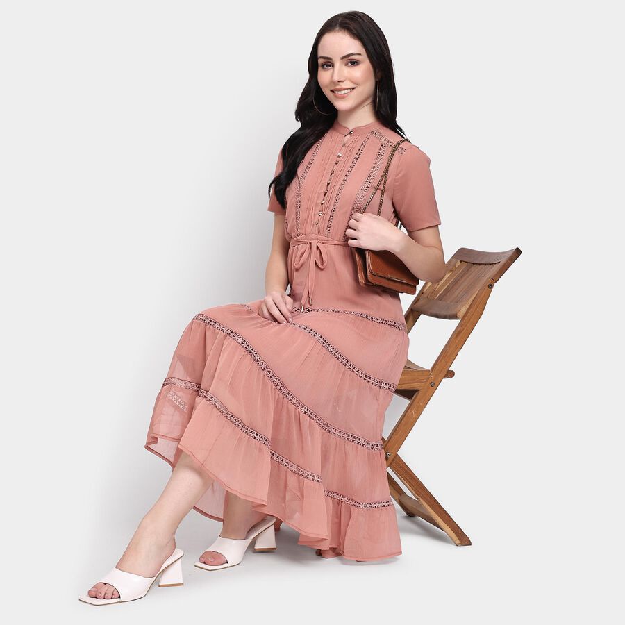 Ladies' Dress, Pink, large image number null