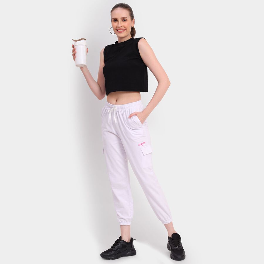 Ladies' Track Pants, सफ़ेद, large image number null