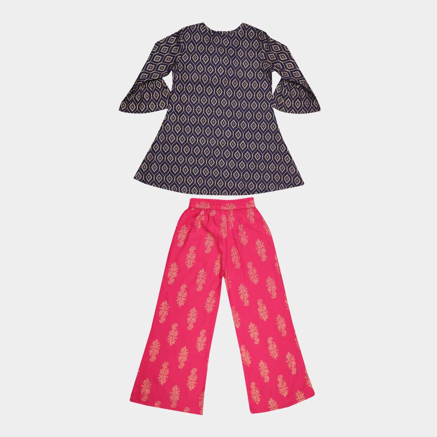 Boys Printed Fusion Clothing Set, Navy Blue, large image number null