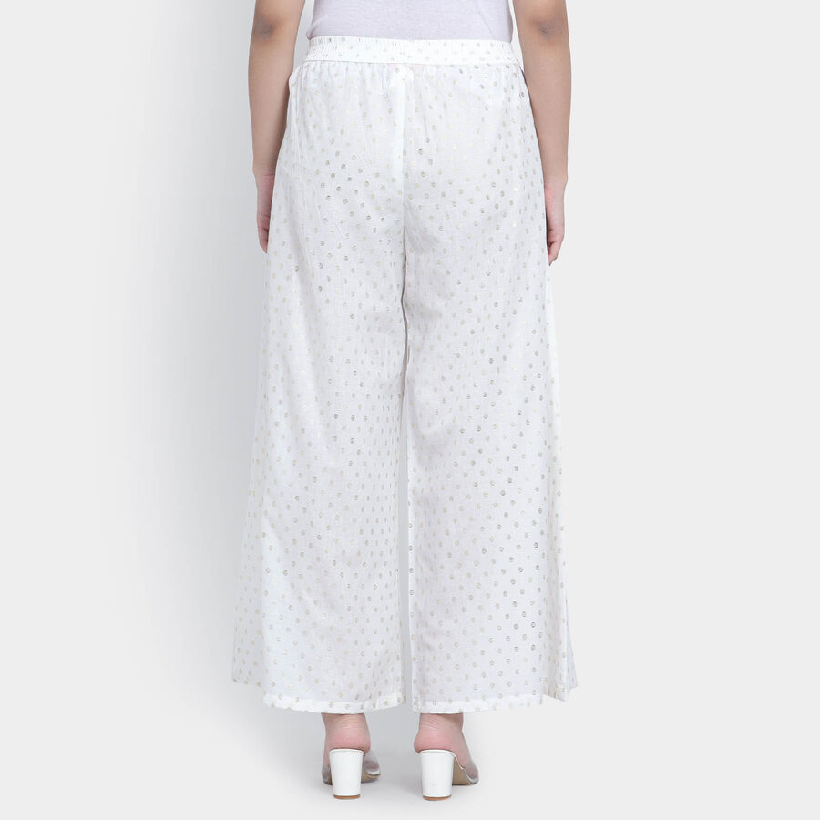 Printed Palazzo, Off White, large image number null